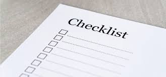 Registration Checklist