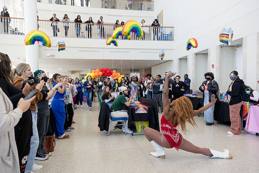 Drag performers at LGBTQ+ Celebration